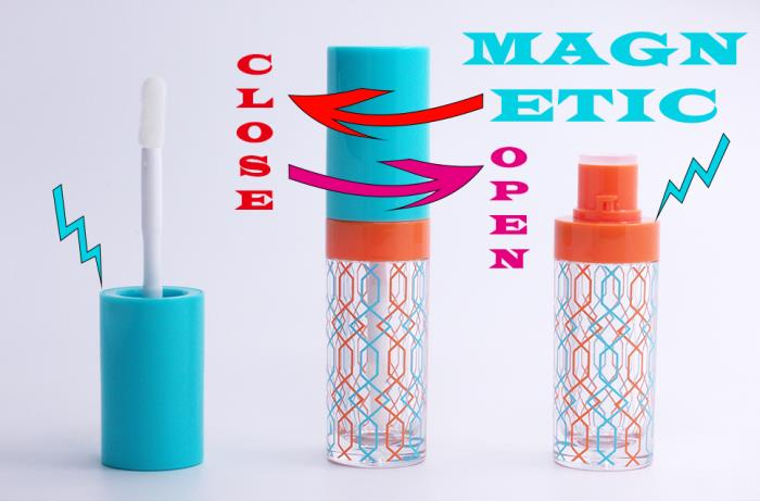 Leakage-Proof Lipgloss Packaging  with Magnetic Closure